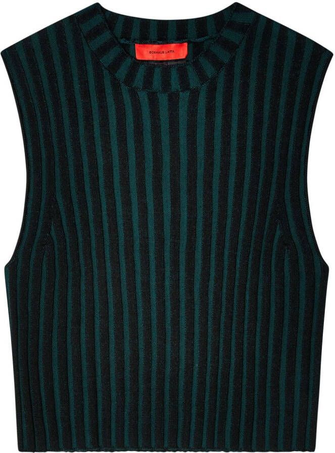Eckhaus Latta Mouwloze top Groen