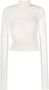 Eckhaus Latta Top met hoge hals Wit - Thumbnail 1
