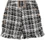 Edward Achour Paris Tweed shorts Zwart - Thumbnail 1