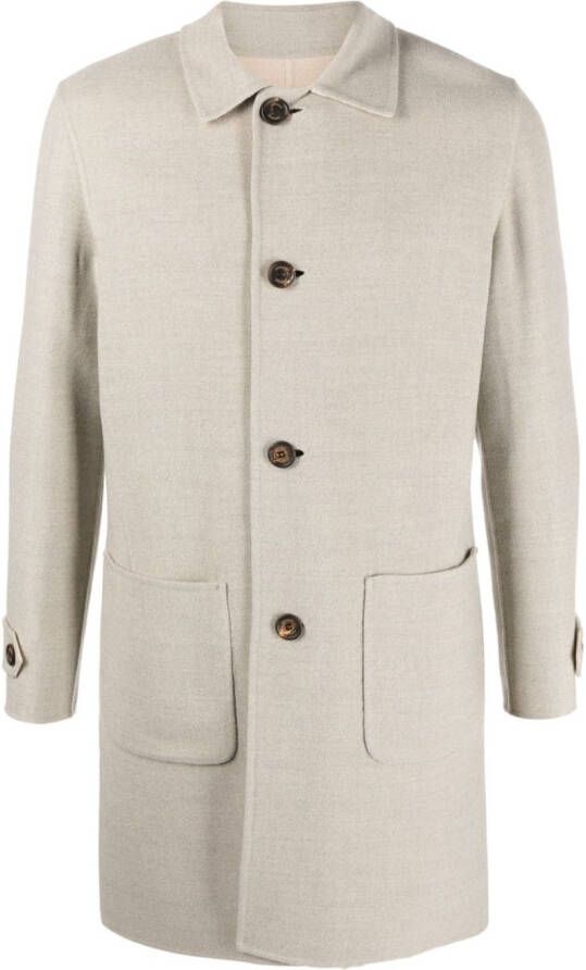 Eleventy Button-down jas Beige