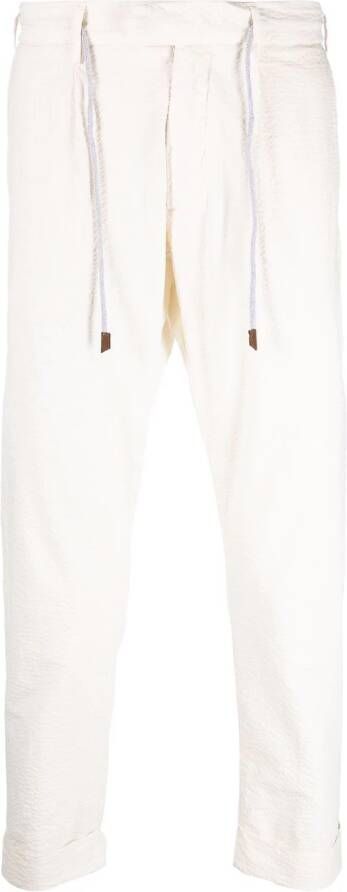 Eleventy Cropped trainingsbroek Beige