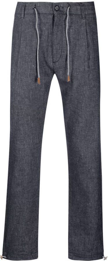 Eleventy Jeans met trekkoordsluiting Blauw