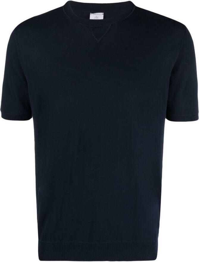Eleventy Katoenen T-shirt Blauw
