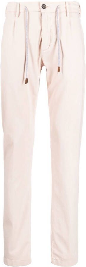 Eleventy Broek met toelopende pijpen Beige