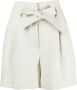 Eleventy Shorts met gestrikte taille Groen - Thumbnail 1
