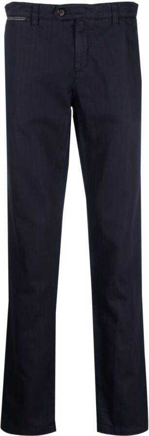 Eleventy Straight broek Blauw