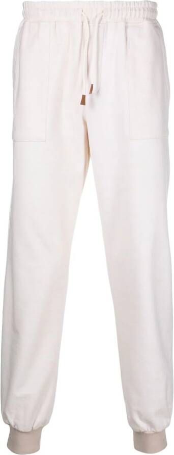Eleventy Trainingsbroek met trekkoord Beige