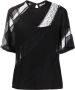 Elie Saab T-shirt met kant Zwart - Thumbnail 1
