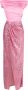 Elisabetta Franchi Asymmetrische avondjurk Roze - Thumbnail 1