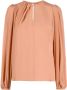 Elisabetta Franchi Blouse met ruches Roze - Thumbnail 1