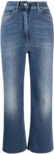 Elisabetta Franchi High waist jeans Blauw