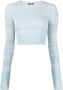 Elisabetta Franchi Cropped trui Blauw - Thumbnail 1