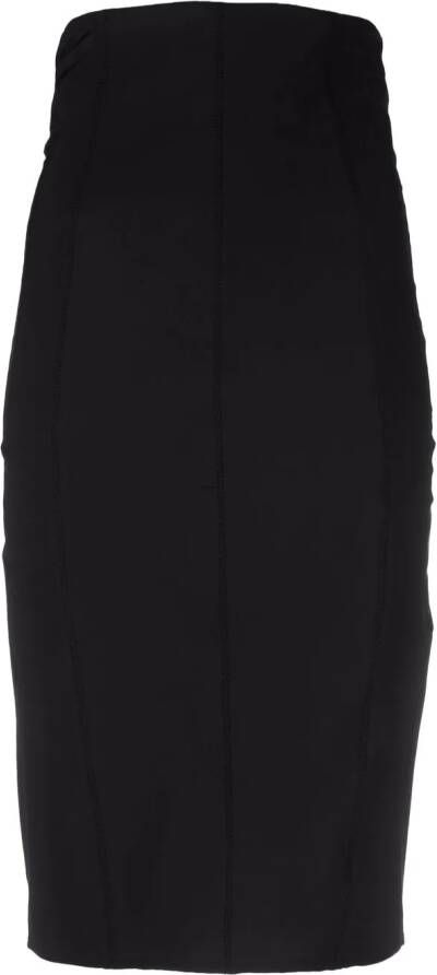 Elisabetta Franchi High waist kokerrok Zwart