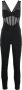 Elisabetta Franchi Jumpsuit met tule Zwart - Thumbnail 1