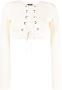 Elisabetta Franchi Cropped vest Beige - Thumbnail 1