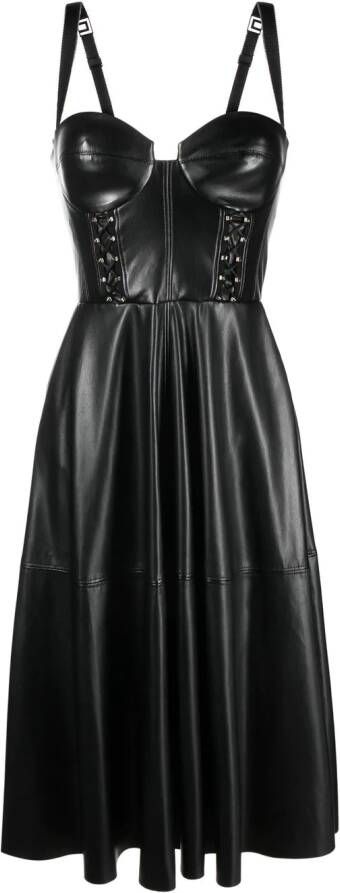 Elisabetta Franchi Mouwloze jurk Zwart