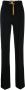 Elisabetta Franchi Pantalon met ceintuur Zwart - Thumbnail 1