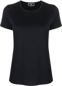 Elisabetta Franchi T-shirt met ronde hals Zwart