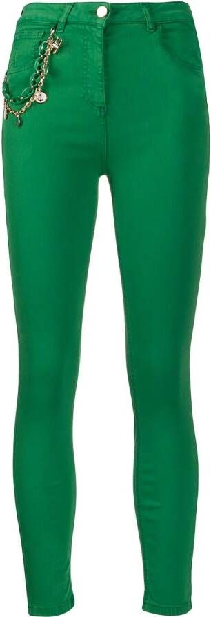 Elisabetta Franchi Jeans met vijf zakken Groen