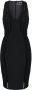Elisabetta Franchi Mouwloze midi-jurk Zwart - Thumbnail 1