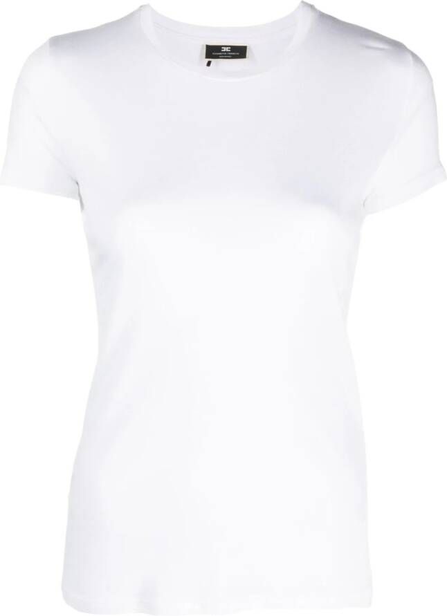 Elisabetta Franchi T-shirt met korte mouwen Wit