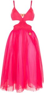 Elisabetta Franchi Uitgesneden jurk Roze