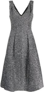 Emilia Wickstead Tweed jurk Zilver