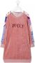 PUCCI Junior Sweaterjurk met logo Roze - Thumbnail 1