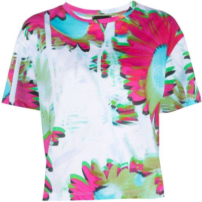 Emporio Armani Blouse met bloemenprint Roze