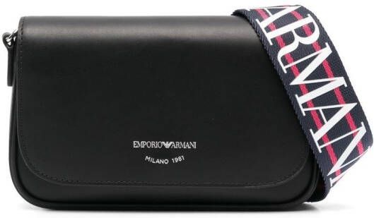 Emporio Armani Ari kleine crossbodytas Zwart