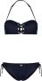 Emporio Armani Bikini met logoplakkaat Blauw - Thumbnail 1