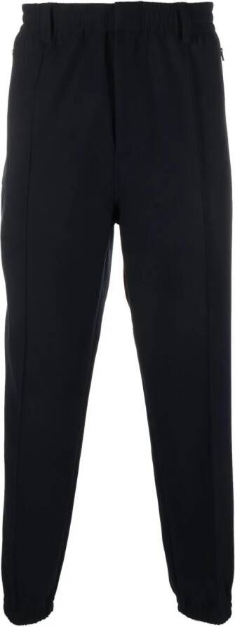 Emporio Armani Broek met elastische taille Blauw