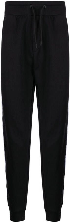 Emporio Armani Broek met logoband Zwart