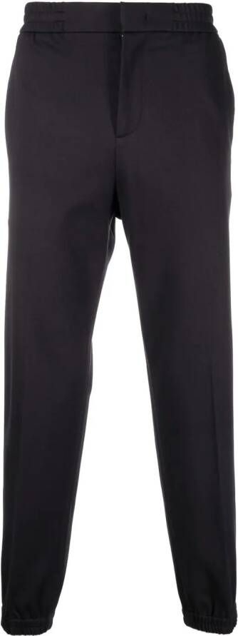 Emporio Armani Broek met toelopende pijpen Blauw