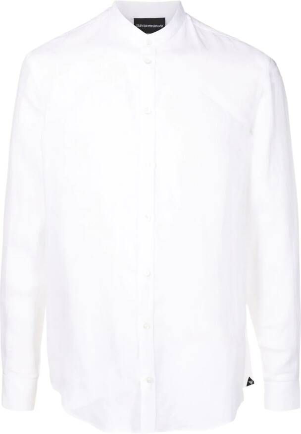 Emporio Armani Button-up overhemd Wit
