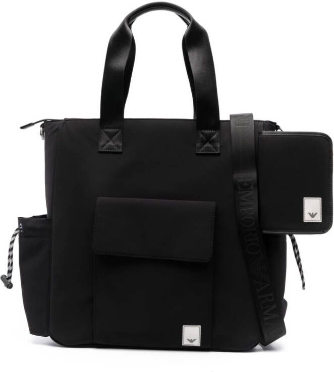 Emporio Armani Cargo shopper Zwart