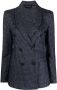 Emporio Armani Geruite blazer Blauw - Thumbnail 1