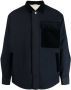 Emporio Armani Ribfluwelen shirtjack Blauw - Thumbnail 1
