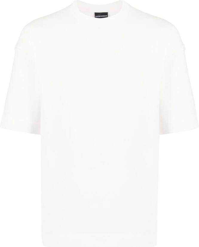 Emporio Armani T-shirt met ronde hals Wit