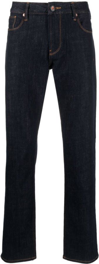 Emporio Armani Straight jeans Blauw