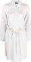 Emporio Armani Gedrapeerde blousejurk Beige - Thumbnail 1
