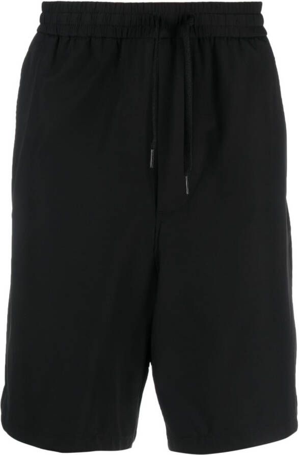 Emporio Armani Shorts met trekkoordtaille Zwart
