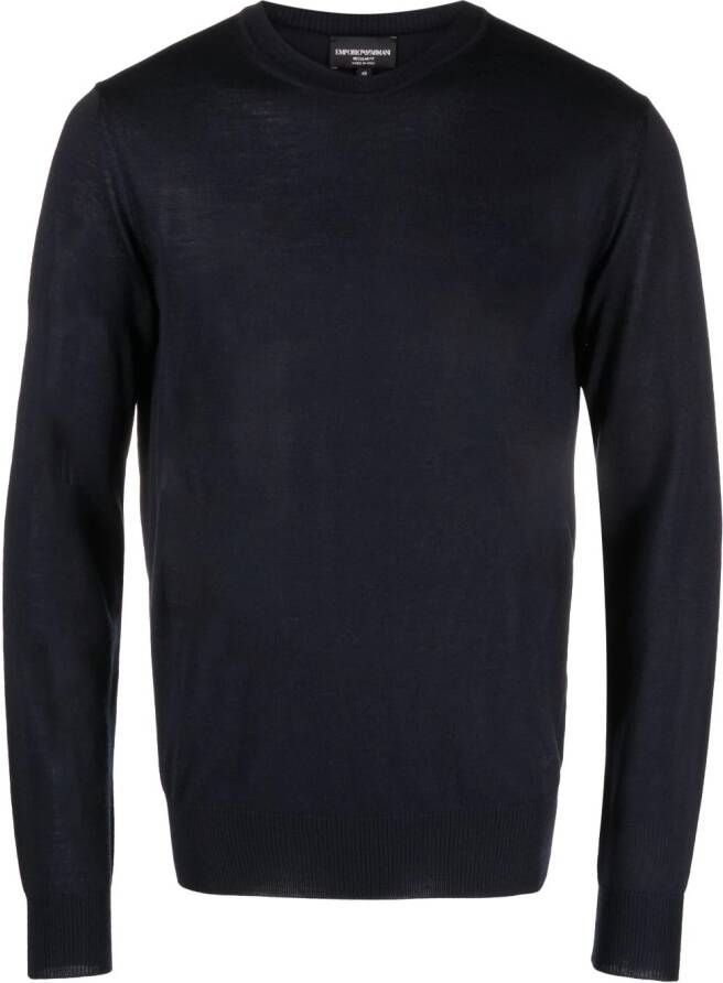 Emporio Armani Wollen trui Blauw