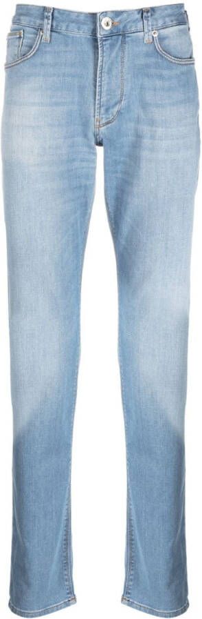 Emporio Armani Jeans met vervaagd-effect Blauw