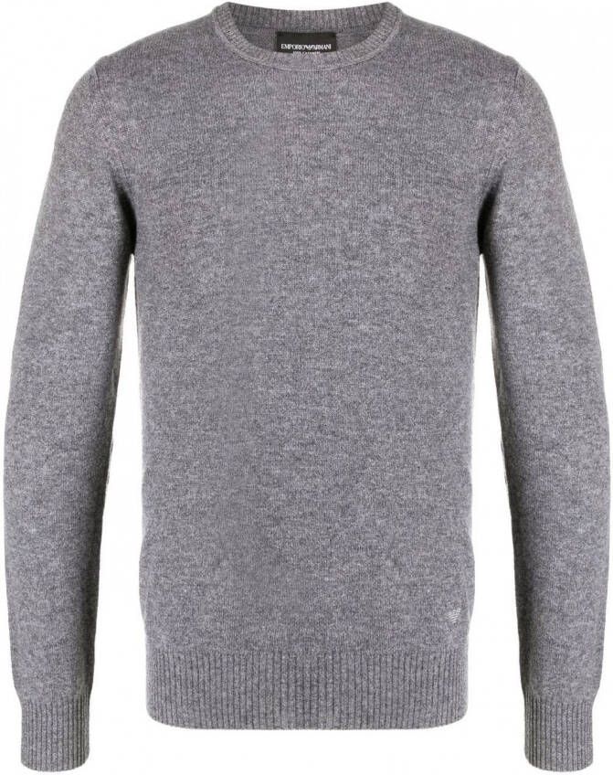 Emporio Armani Kasjmier trui Grijs