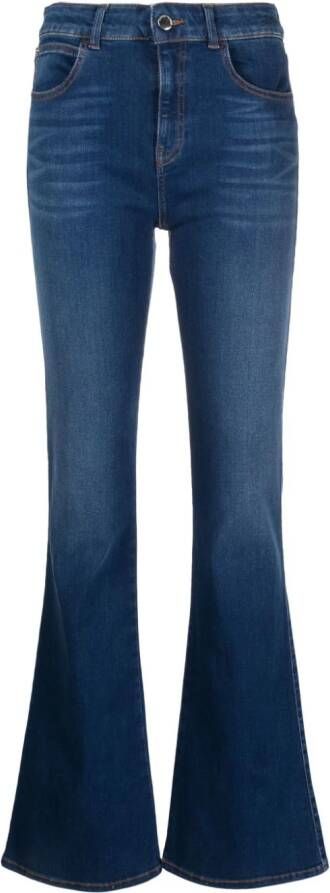 Emporio Armani Flared jeans Blauw