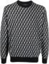 Emporio Armani Gebreide trui Grijs - Thumbnail 1