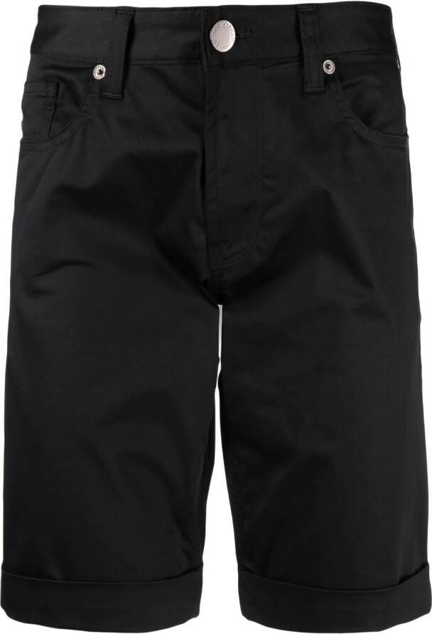 Emporio Armani Getailleerde shorts Zwart