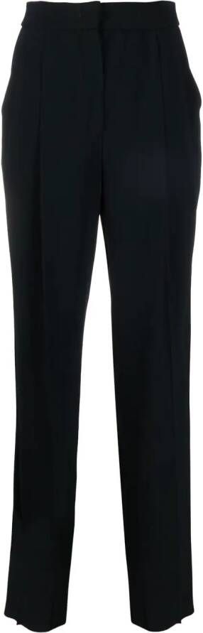 Emporio Armani High waist pantalon Blauw