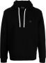 Emporio Armani Hoodie van logopatch Zwart - Thumbnail 1